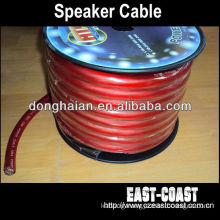 1/0GA Matte Red Car Audio Speaker Cable